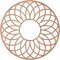 Ekena Millwork Cannes Wood Fretwork Pierced Ceiling Medallion, Cherry, 16"OD x 5 1/2"ID x 1/4"T CMWP16X16X0250CNCH - alternate 4